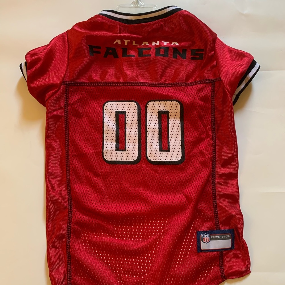 Atlanta Falcons red pet jersey large